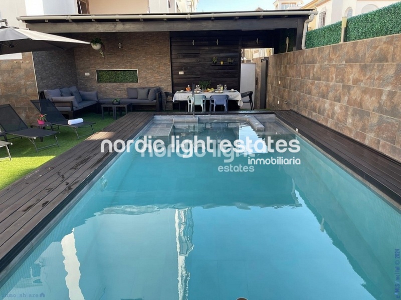 Similar properties Impressive semi detached house with private heated pool in Nerja