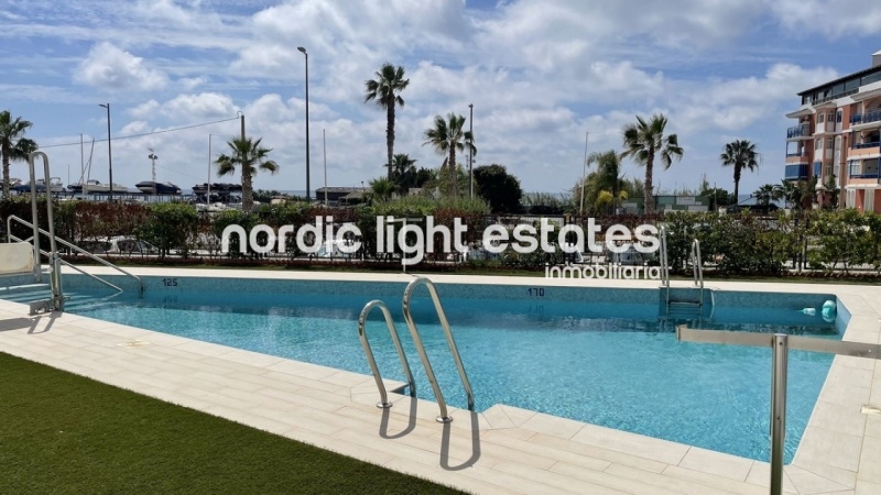 Almost new apartment in Torrox Costa, modern decorated and furnished